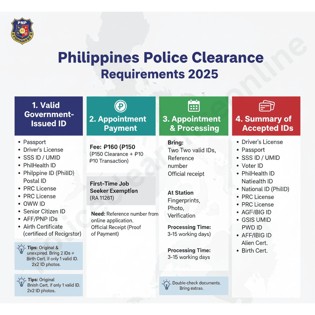 Police Clearance Requirements