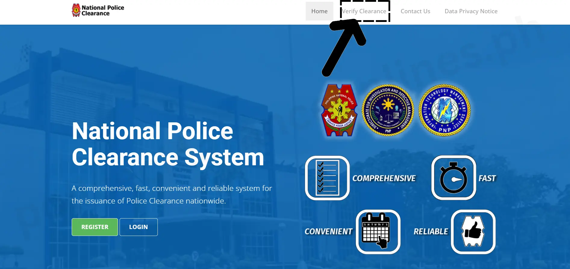 Online Clearance Verification
